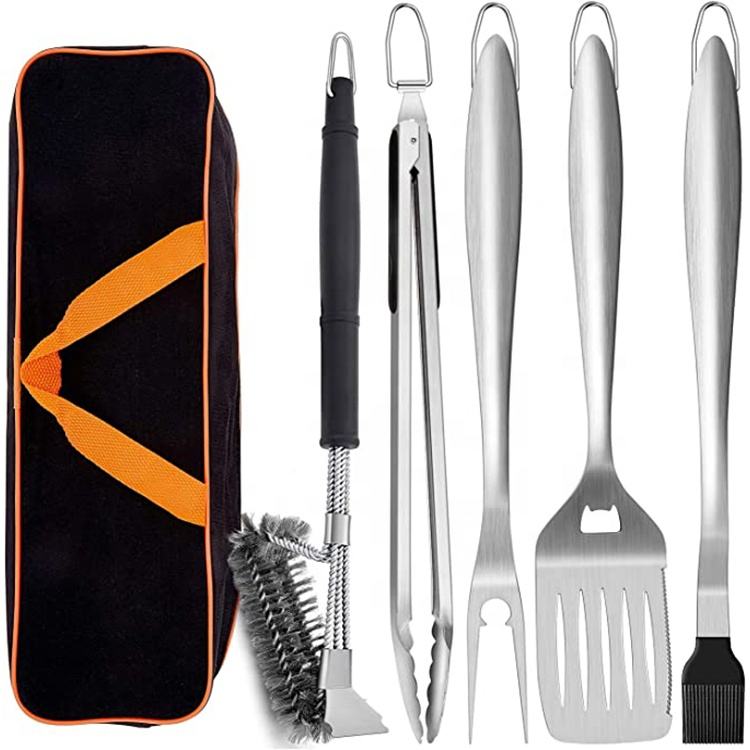 6Pcs Stainless Steel Grill ToolsSet