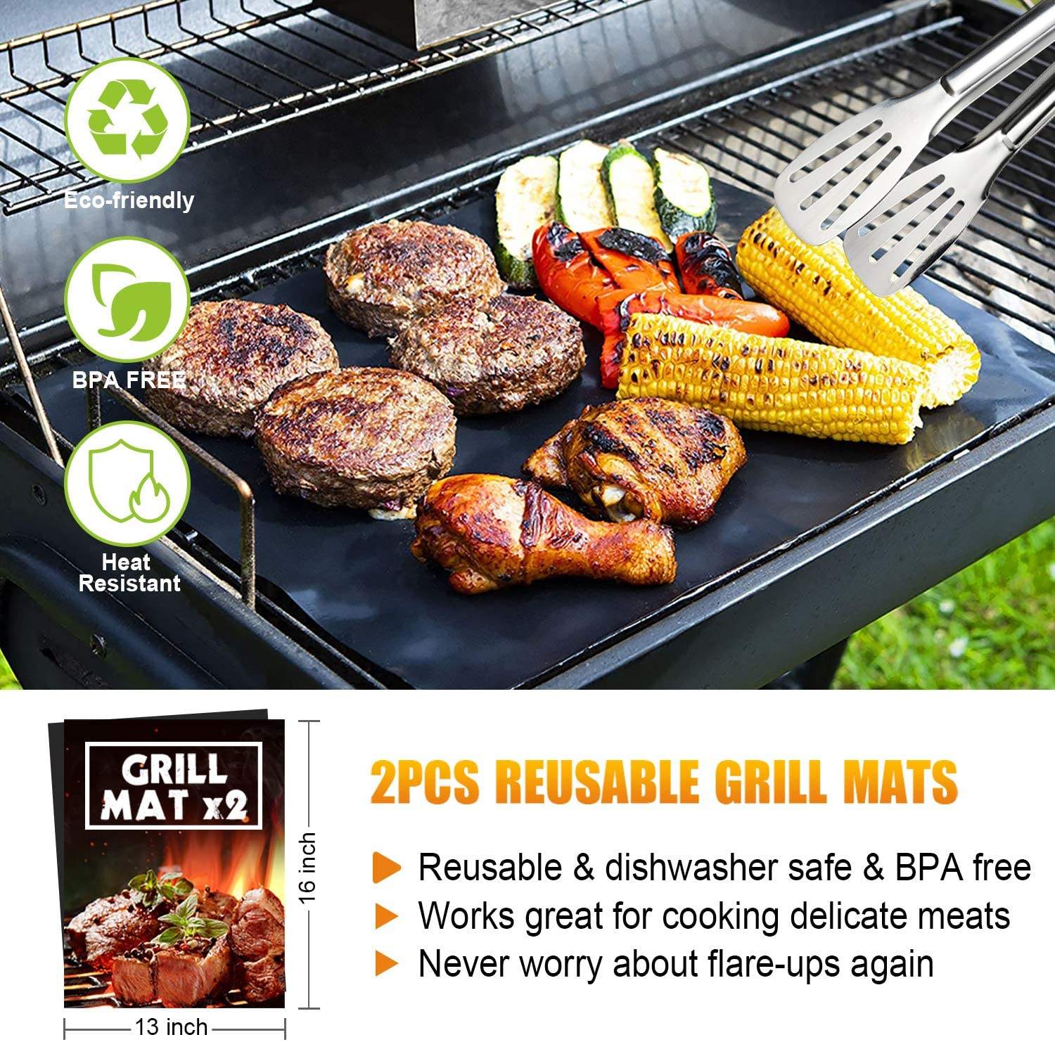 38 Pieces BBQ Grill Accessories BBQ Tools Set